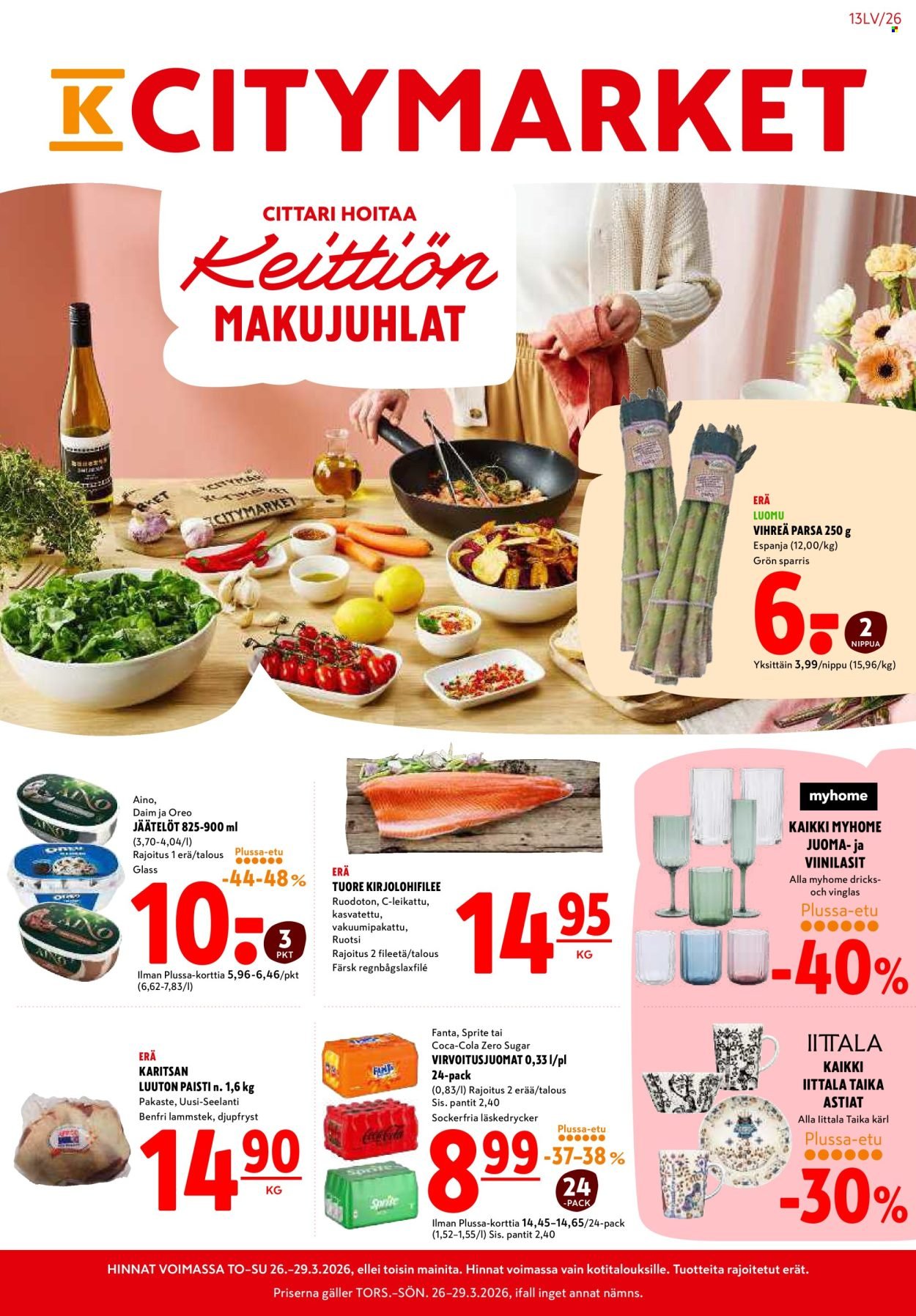 K-CITYMARKET tarjoukset - Alkaen TO 26.3.2026