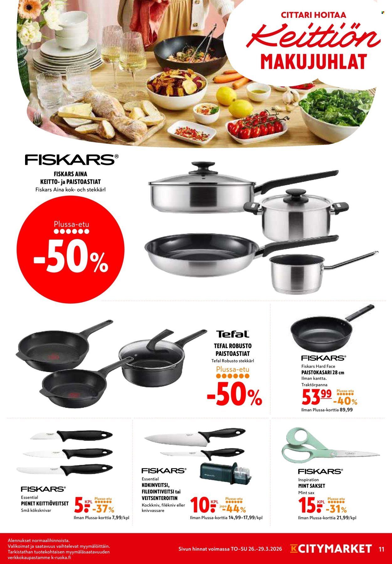 K-CITYMARKET tarjoukset - Alkaen TO 26.3.2026