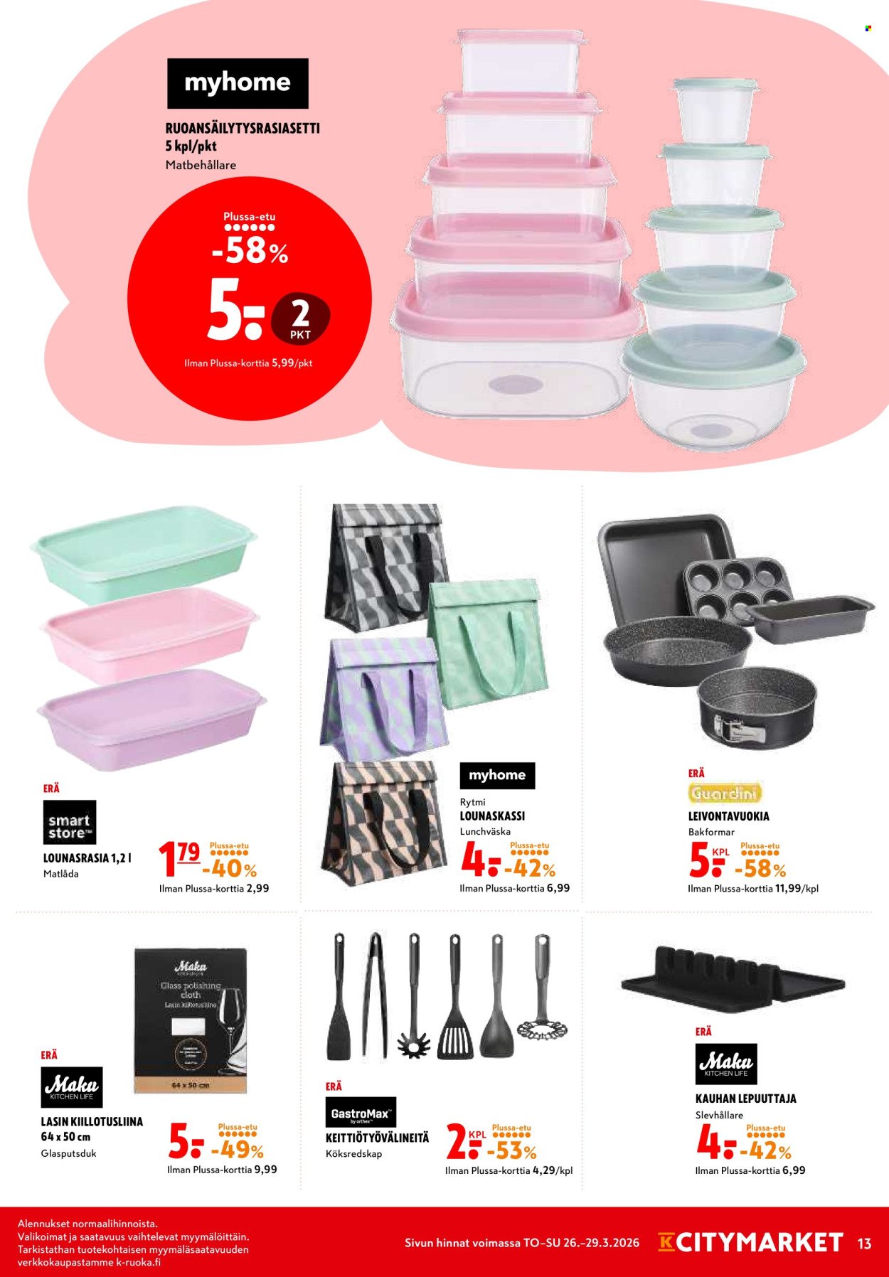 K-CITYMARKET tarjoukset - Alkaen TO 26.3.2026