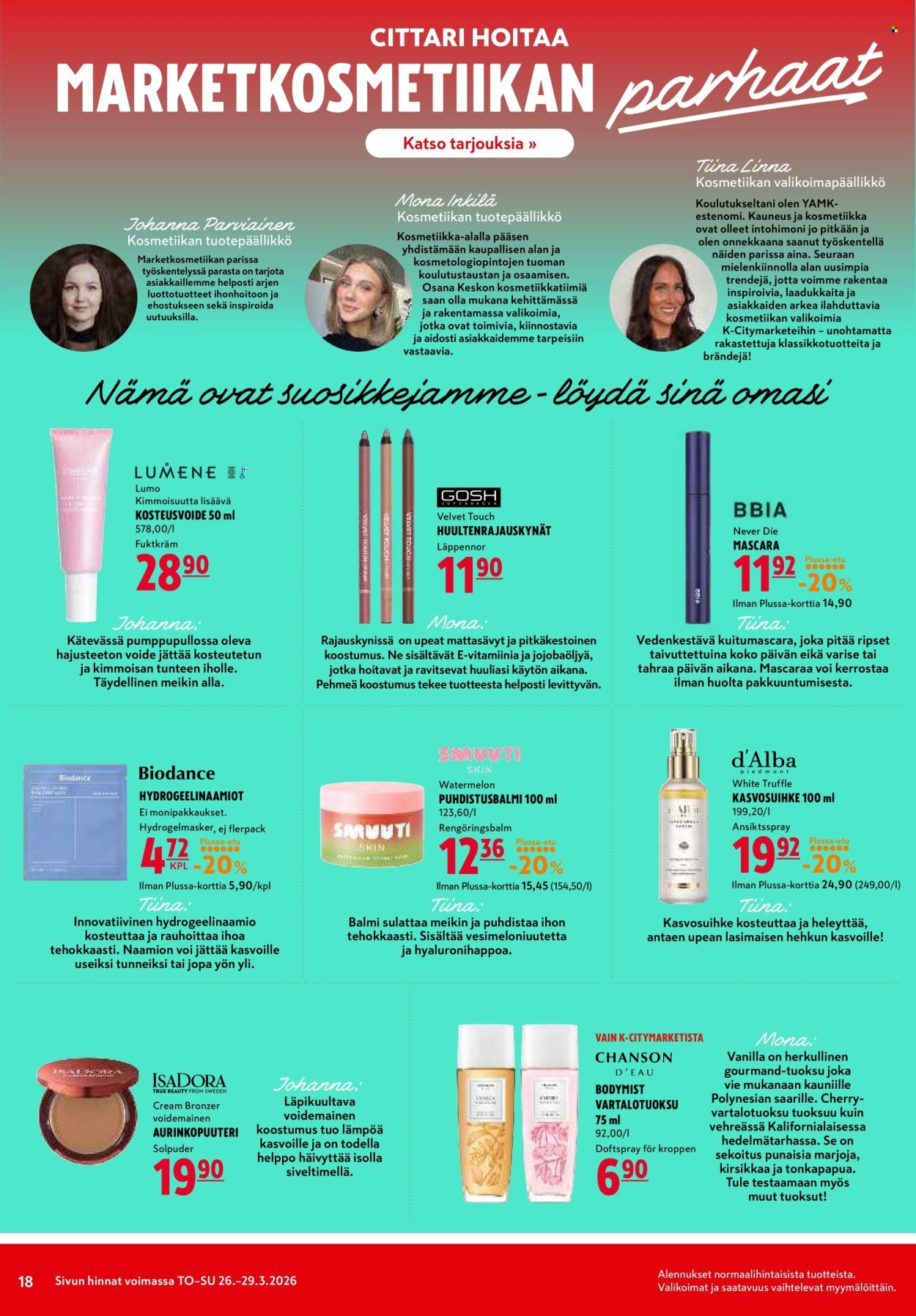 K-CITYMARKET tarjoukset - Alkaen TO 26.3.2026