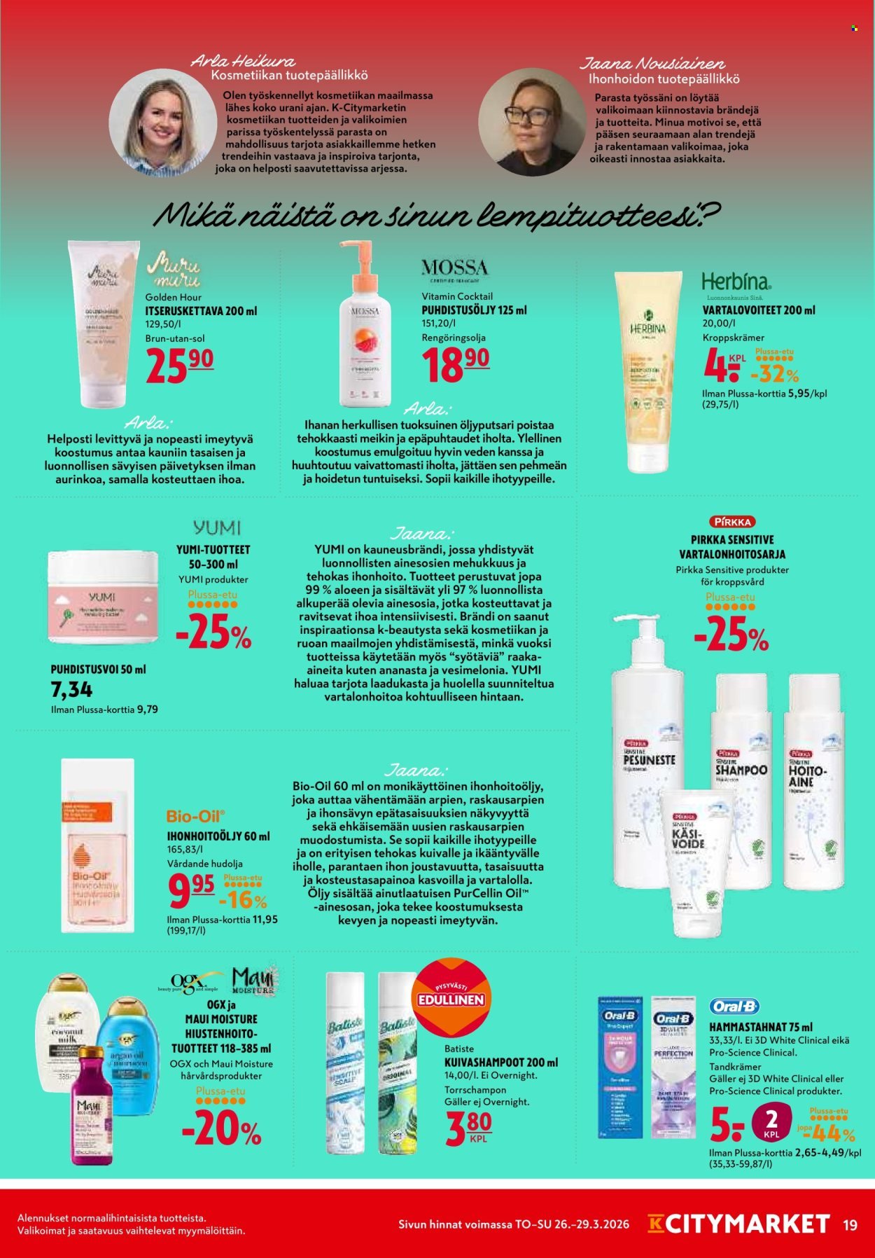 K-CITYMARKET tarjoukset - Alkaen TO 26.3.2026