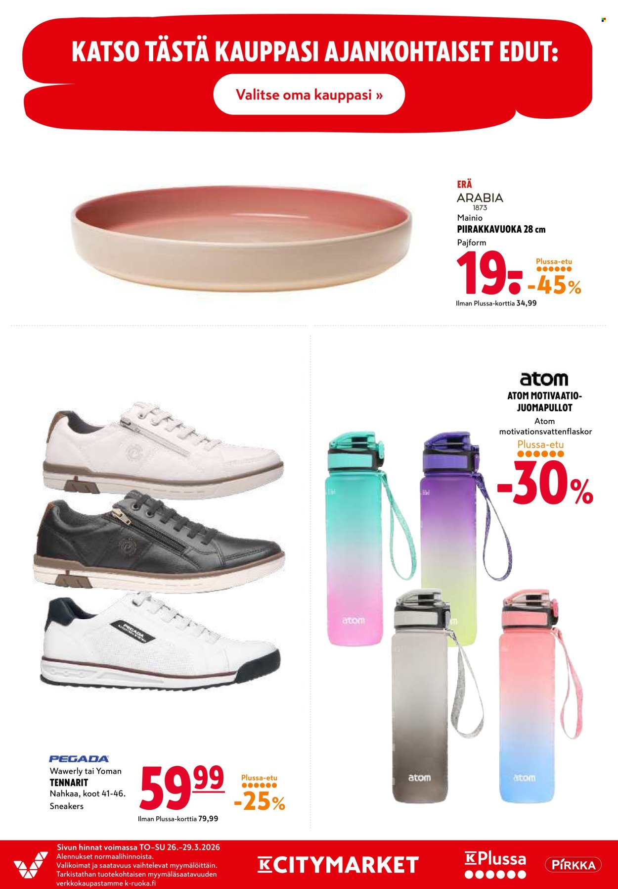 K-CITYMARKET tarjoukset - Alkaen TO 26.3.2026