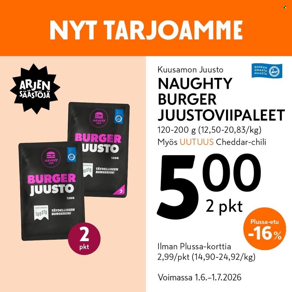 K-MARKET tarjoukset - Alkaen MA 1.6.2026