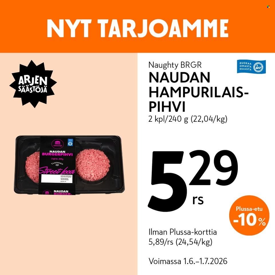 K-MARKET tarjoukset - Alkaen MA 1.6.2026