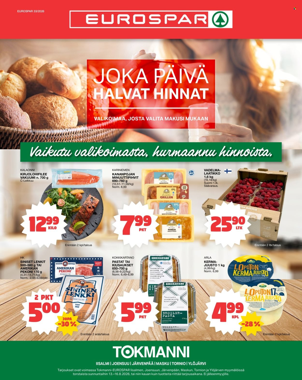 TOKMANNI tarjoukset - EUROSPAR