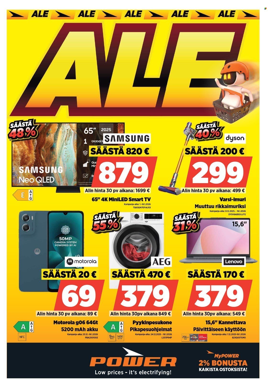 POWER tarjoukset - Tammikuu 2026