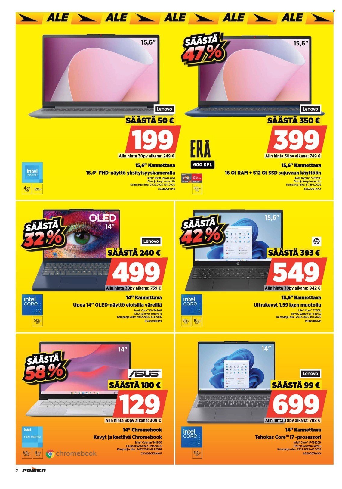 POWER tarjoukset - Tammikuu 2026