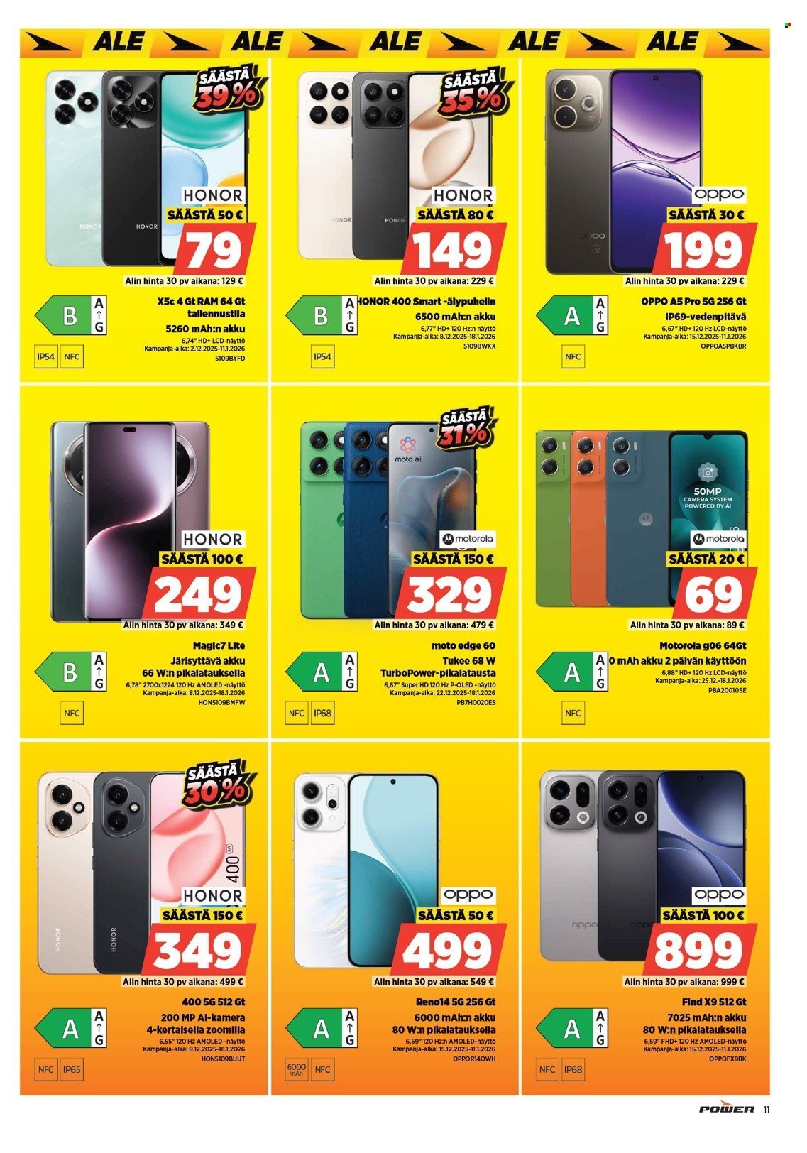 POWER tarjoukset - Tammikuu 2026