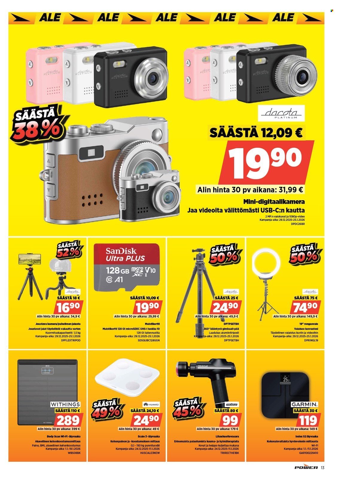 POWER tarjoukset - Tammikuu 2026