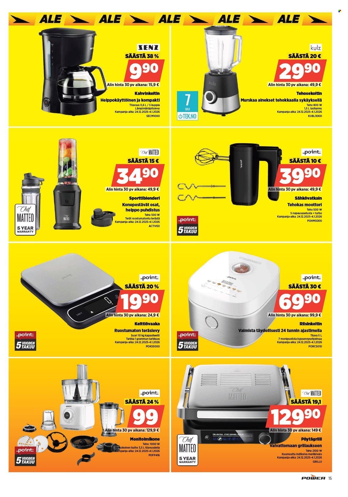 POWER tarjoukset - Tammikuu 2026