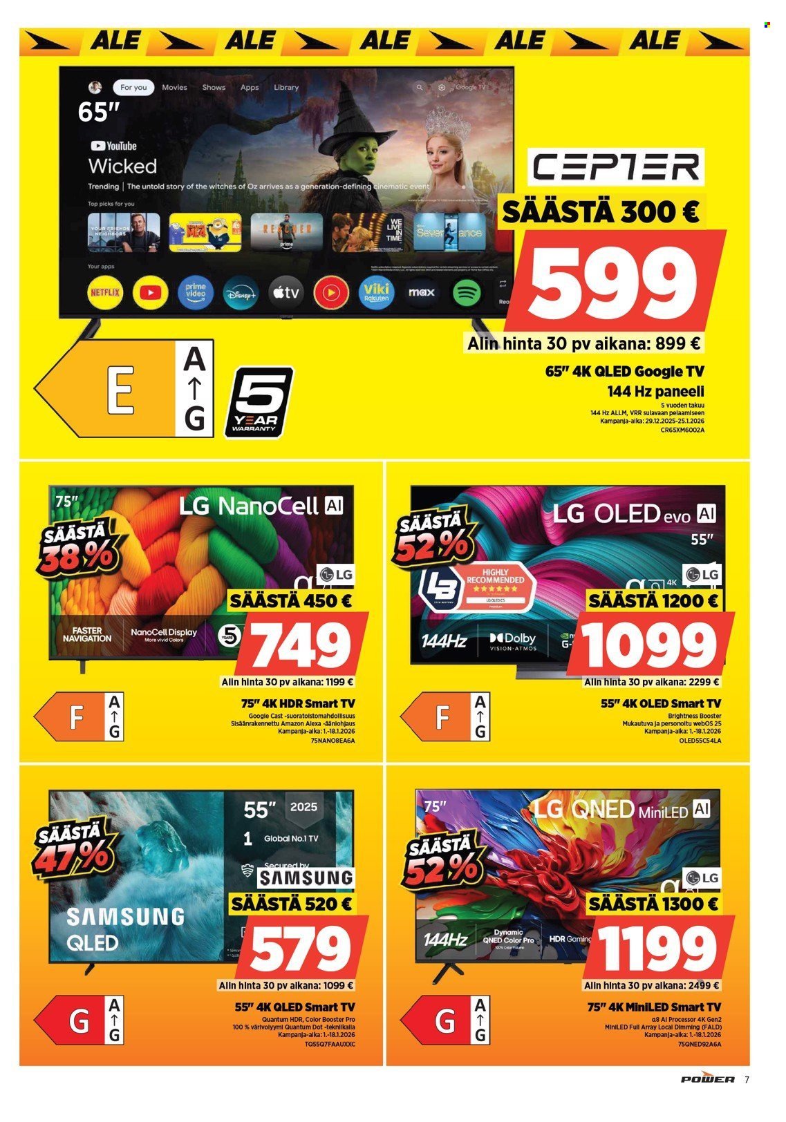 POWER tarjoukset - Tammikuu 2026