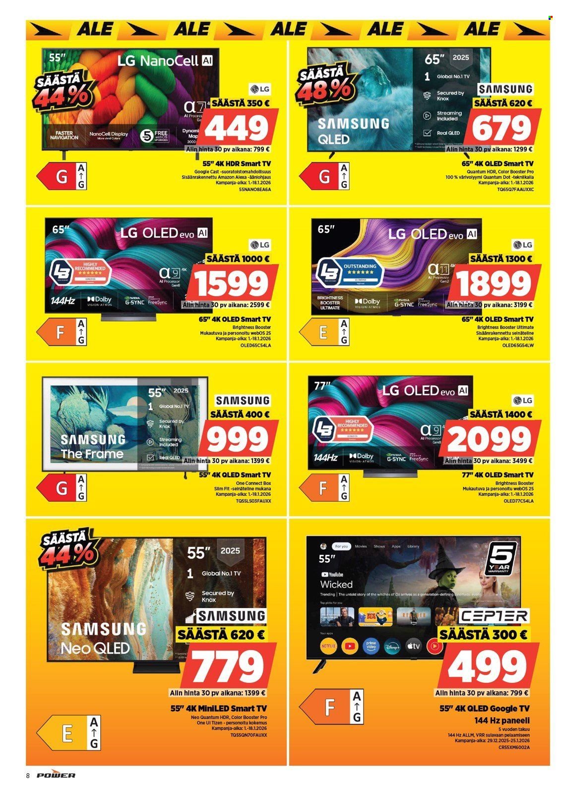 POWER tarjoukset - Tammikuu 2026