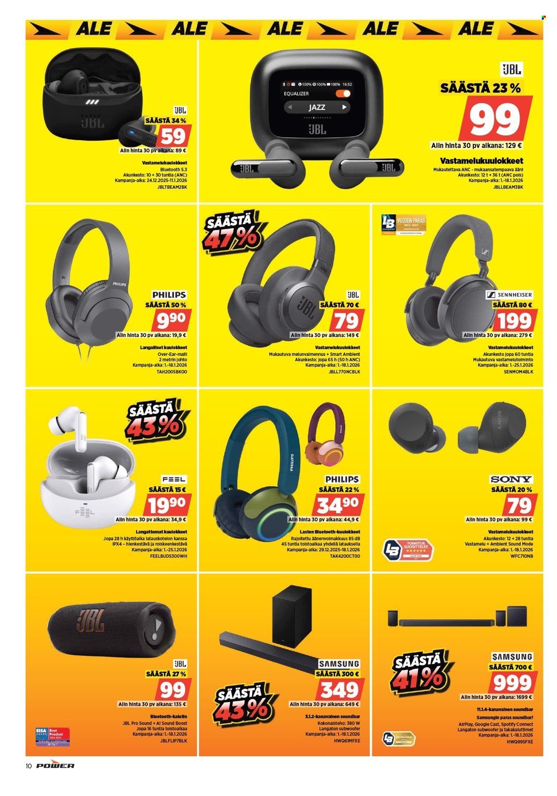 POWER tarjoukset - Tammikuu 2026