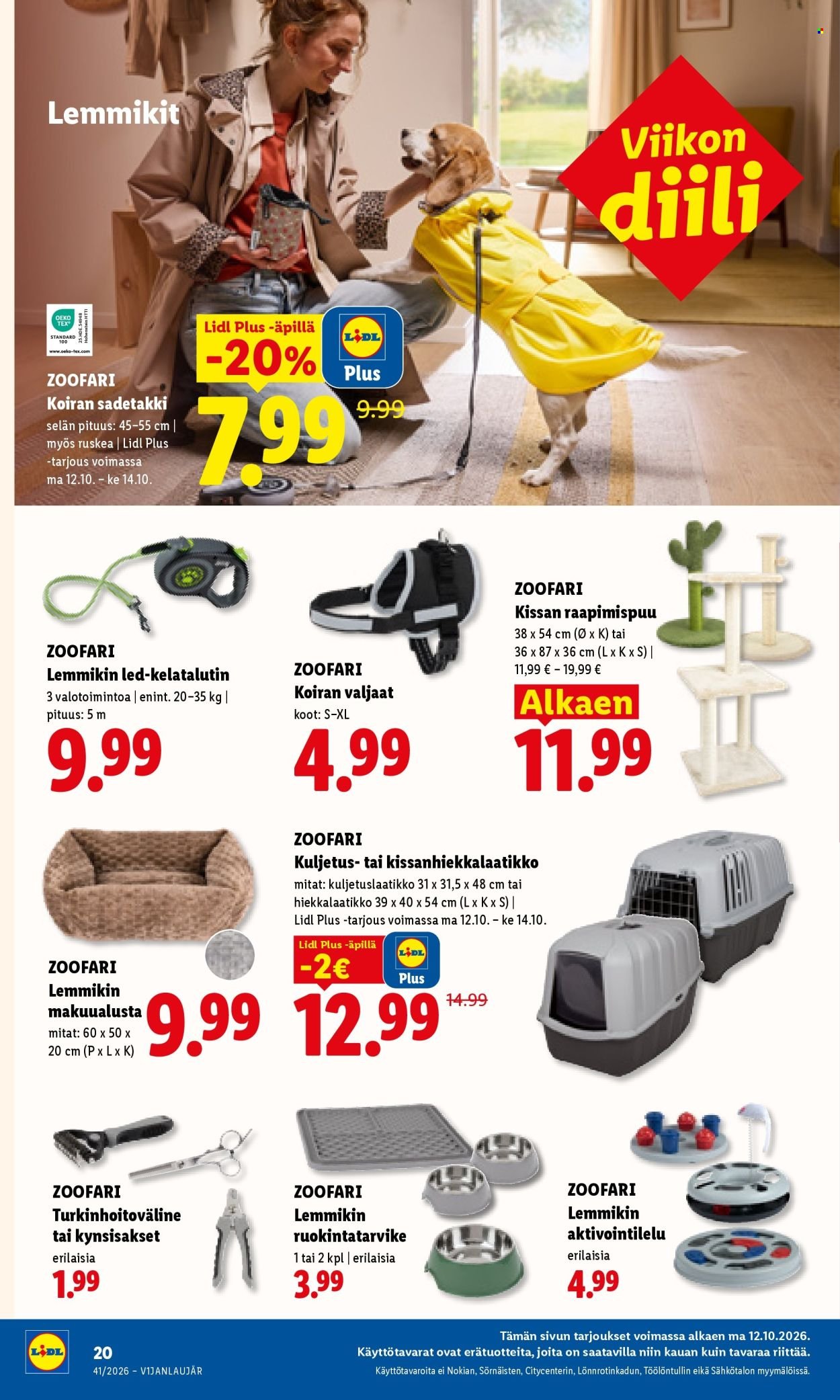 LIDL tarjoukset - Alkaen MA 12.10.2026
