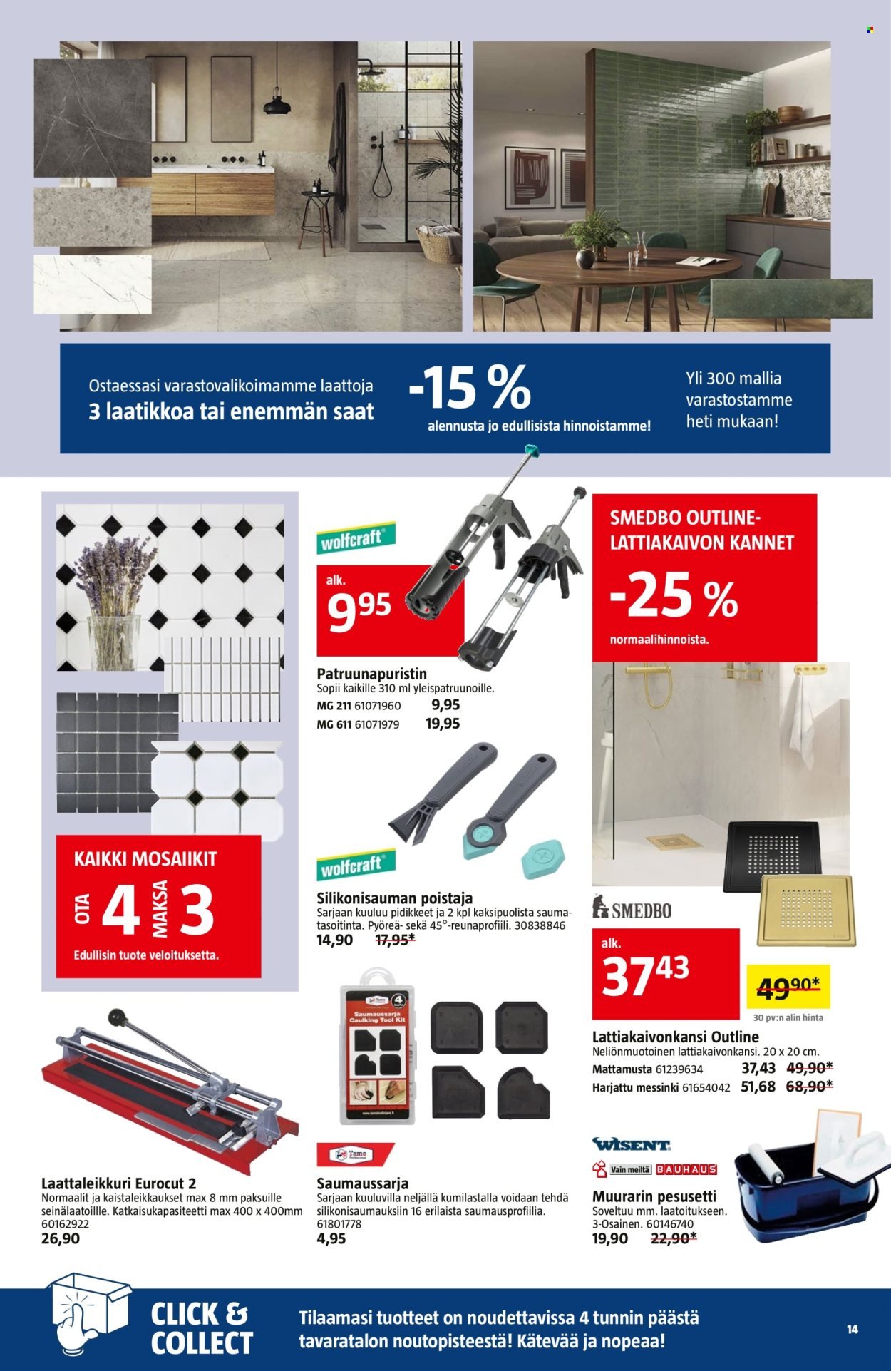 BAUHAUS tarjoukset - Alkaen KE 29.10.2025 (2025-10-29 - 2025-11-11)