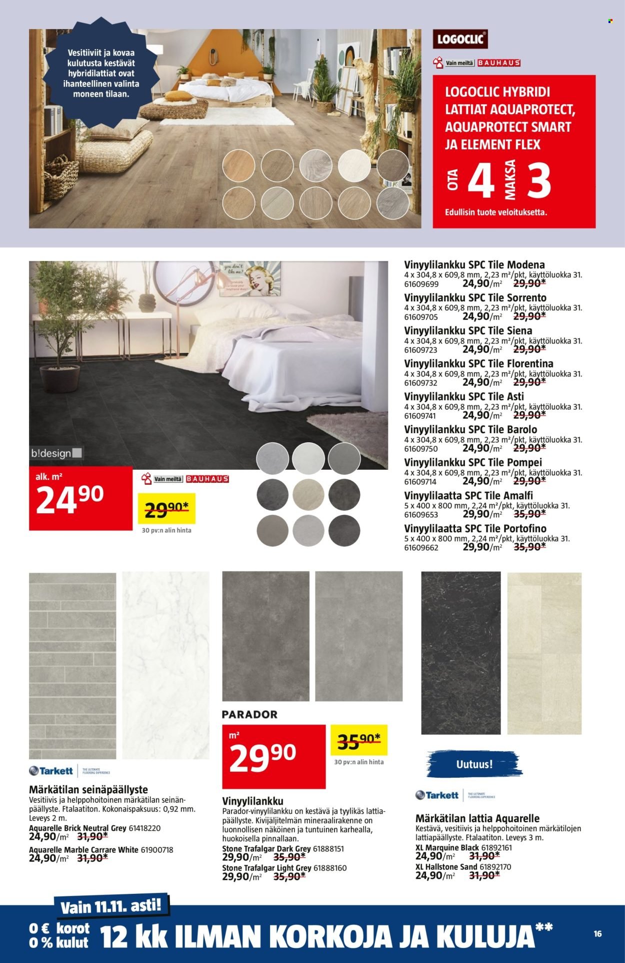 BAUHAUS tarjoukset - Alkaen KE 29.10.2025 (2025-10-29 - 2025-11-11)