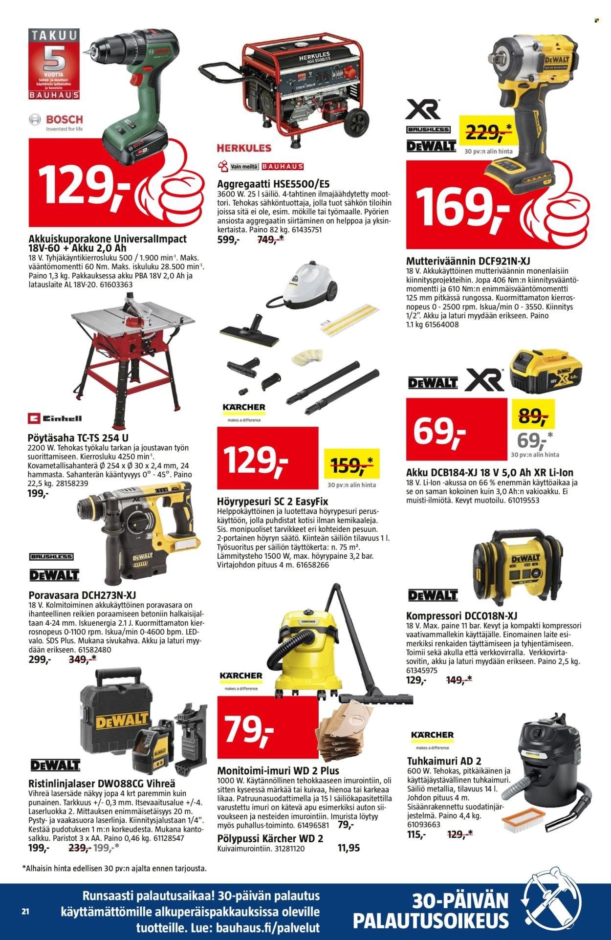 BAUHAUS tarjoukset - Alkaen KE 29.10.2025 (2025-10-29 - 2025-11-11)