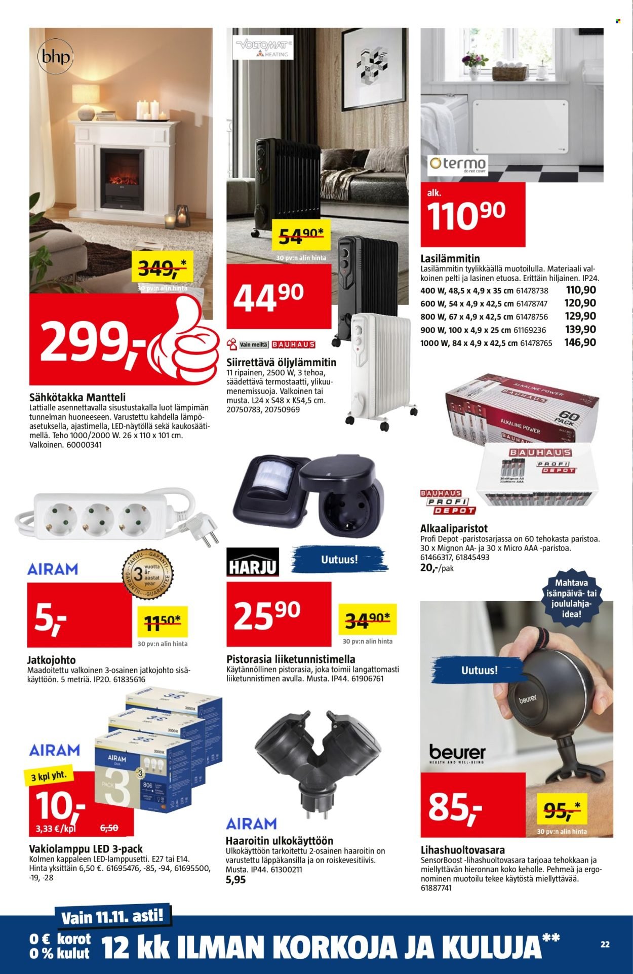 BAUHAUS tarjoukset - Alkaen KE 29.10.2025 (2025-10-29 - 2025-11-11)