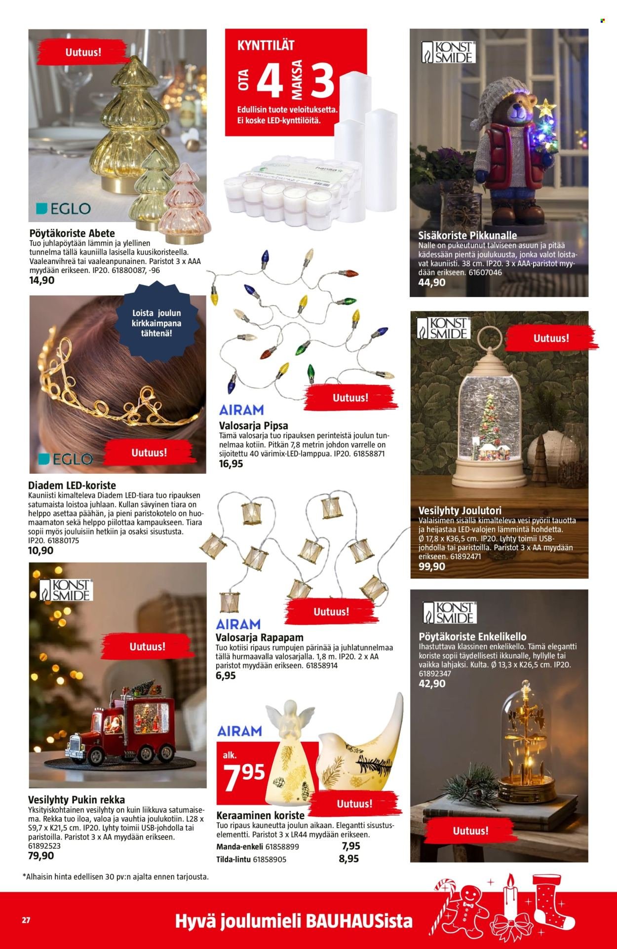 BAUHAUS tarjoukset - Alkaen KE 29.10.2025 (2025-10-29 - 2025-11-11)