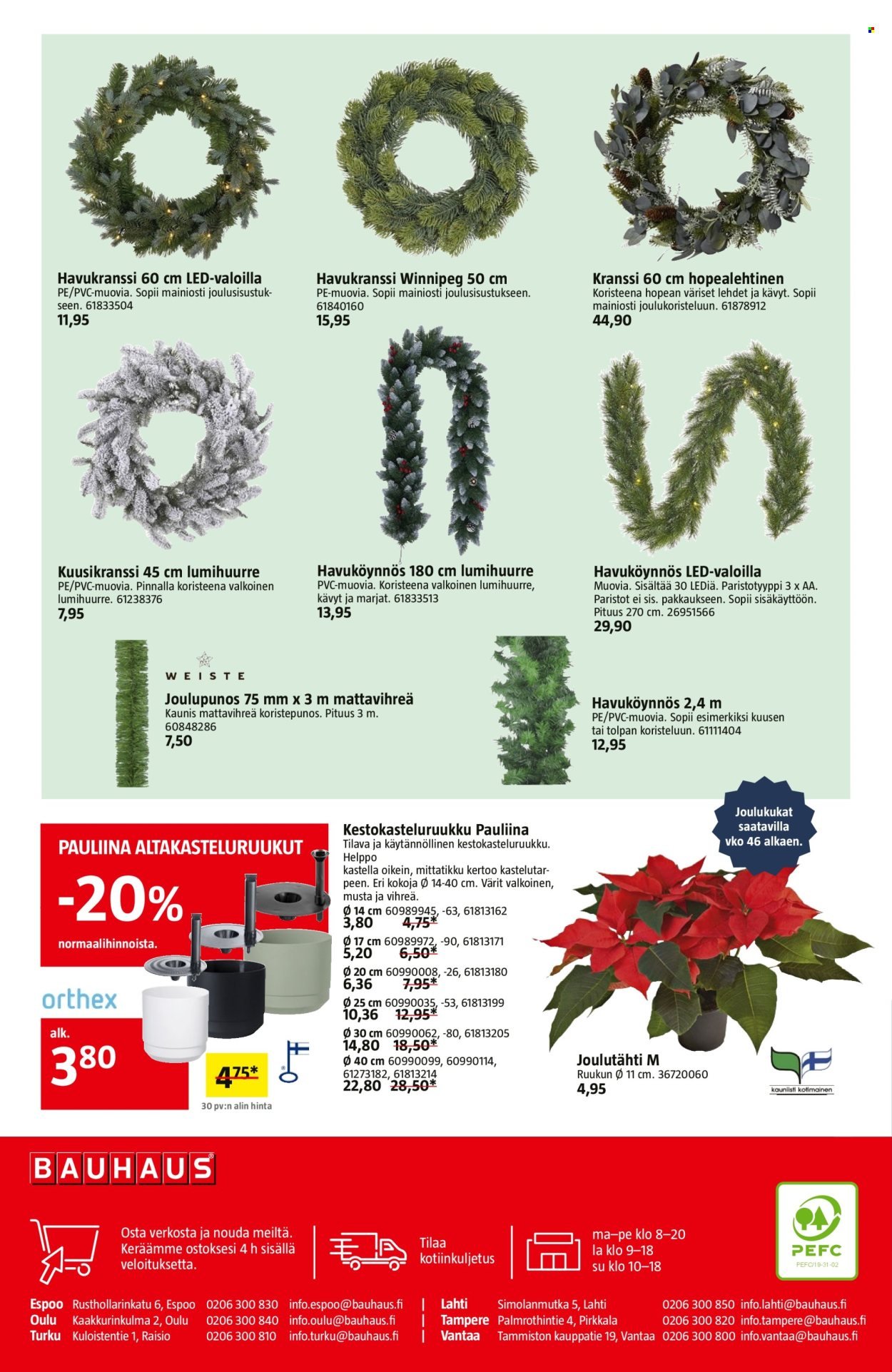 BAUHAUS tarjoukset - Alkaen KE 29.10.2025 (2025-10-29 - 2025-11-11)