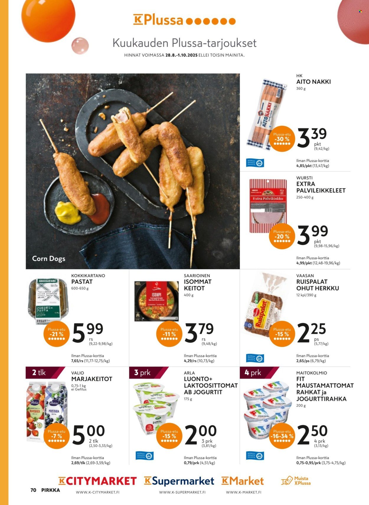 K-CITYMARKET tarjoukset - Pirkka (2025-08-27 - 2025-09-30)