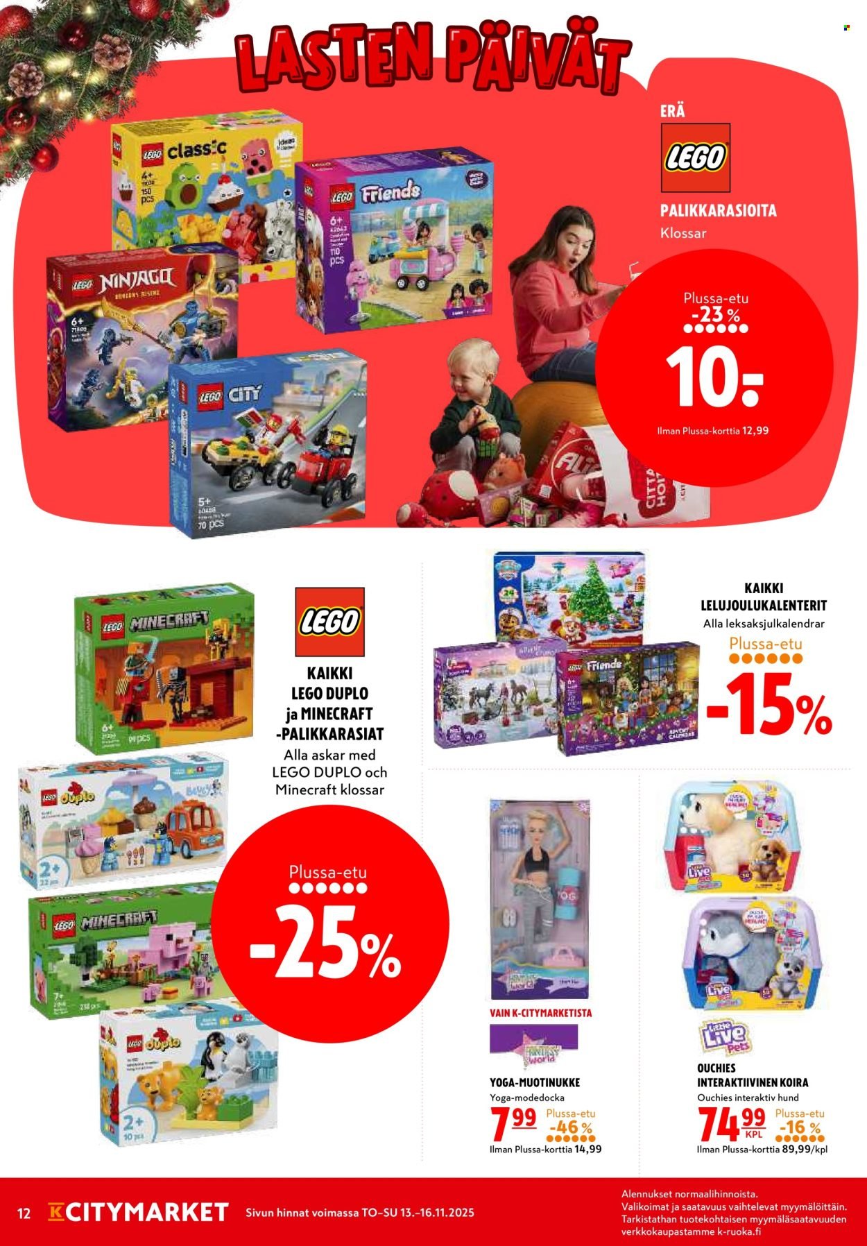 K-CITYMARKET tarjoukset - Alkaen TO 13.11.2025 (2025-11-13 - 2025-11-16)