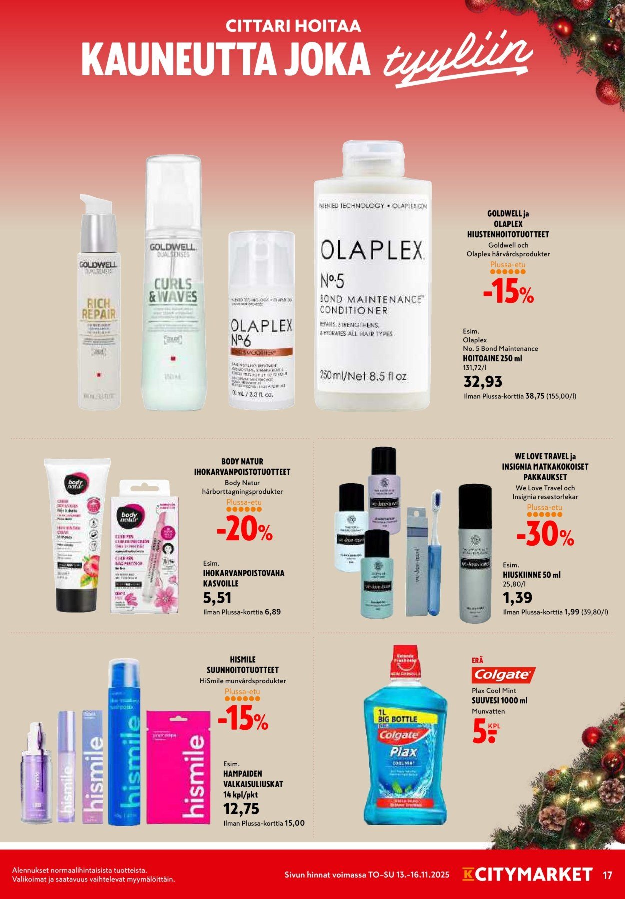 K-CITYMARKET tarjoukset - Alkaen TO 13.11.2025 (2025-11-13 - 2025-11-16)