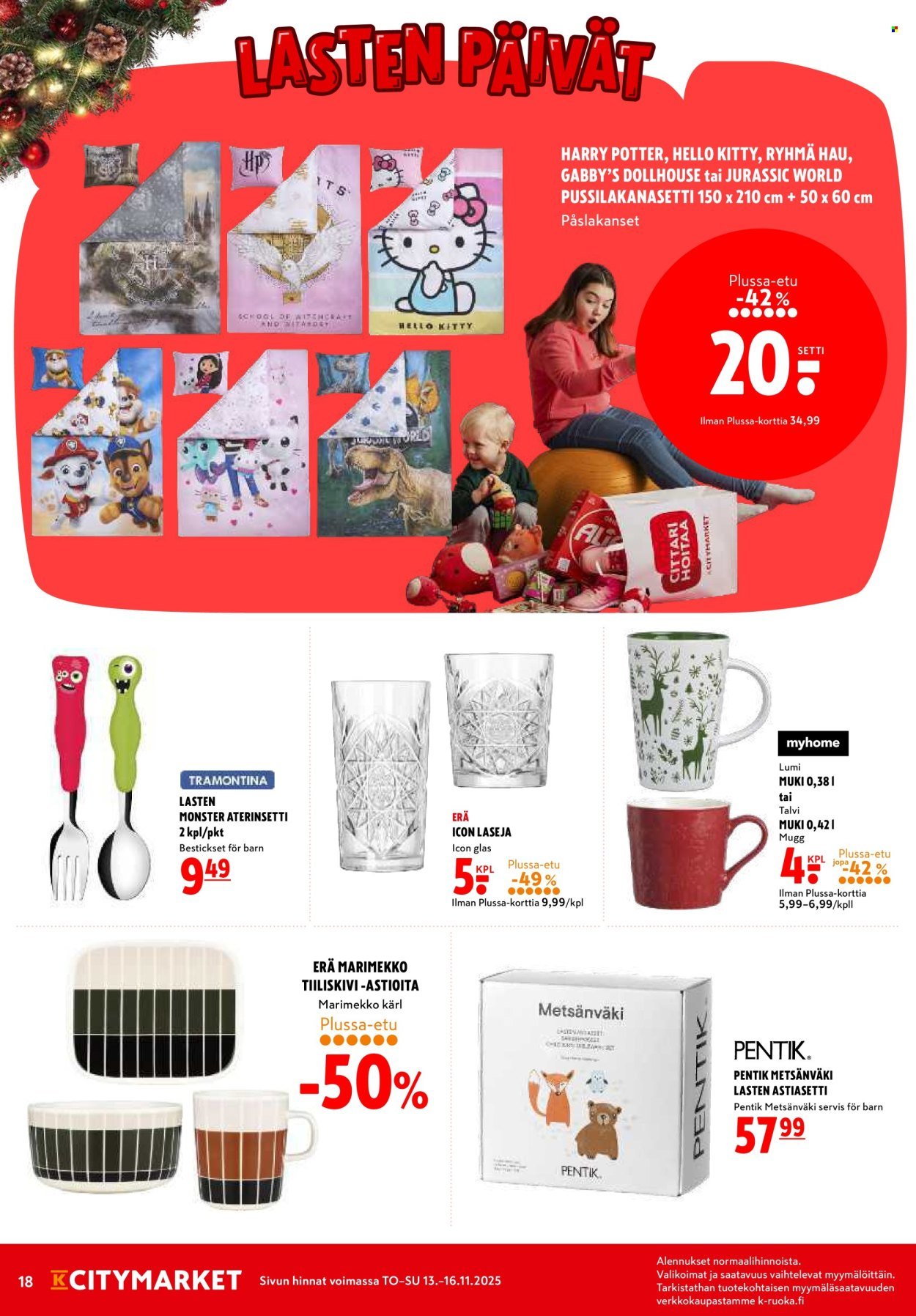 K-CITYMARKET tarjoukset - Alkaen TO 13.11.2025 (2025-11-13 - 2025-11-16)