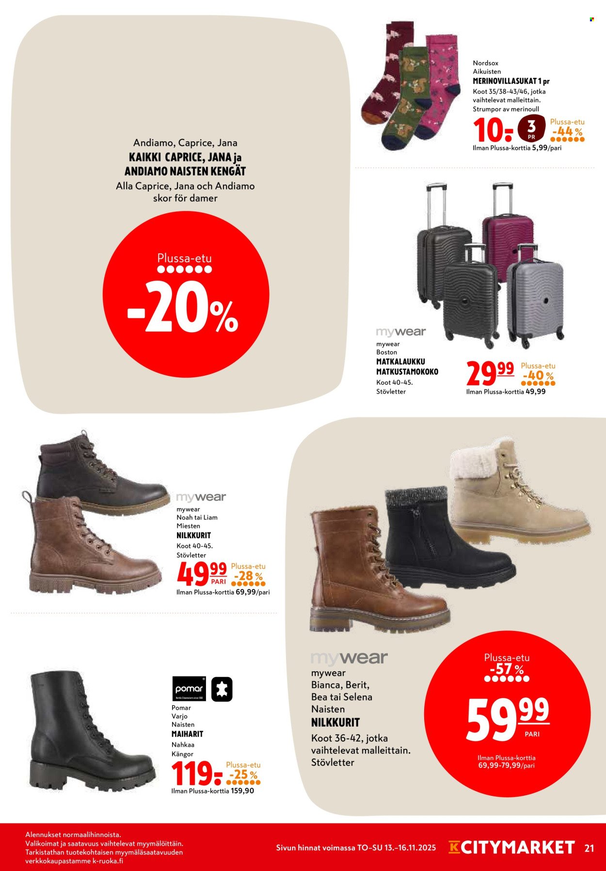 K-CITYMARKET tarjoukset - Alkaen TO 13.11.2025 (2025-11-13 - 2025-11-16)