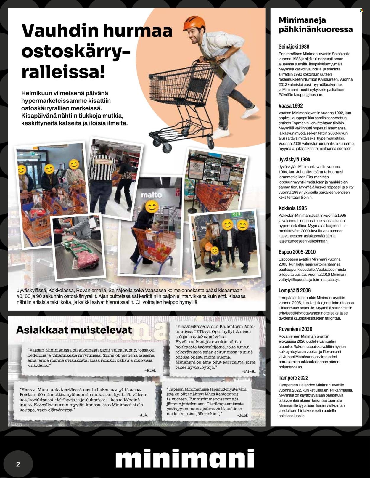 MINIMANI tarjoukset - Alkaen KE 25.3.2026