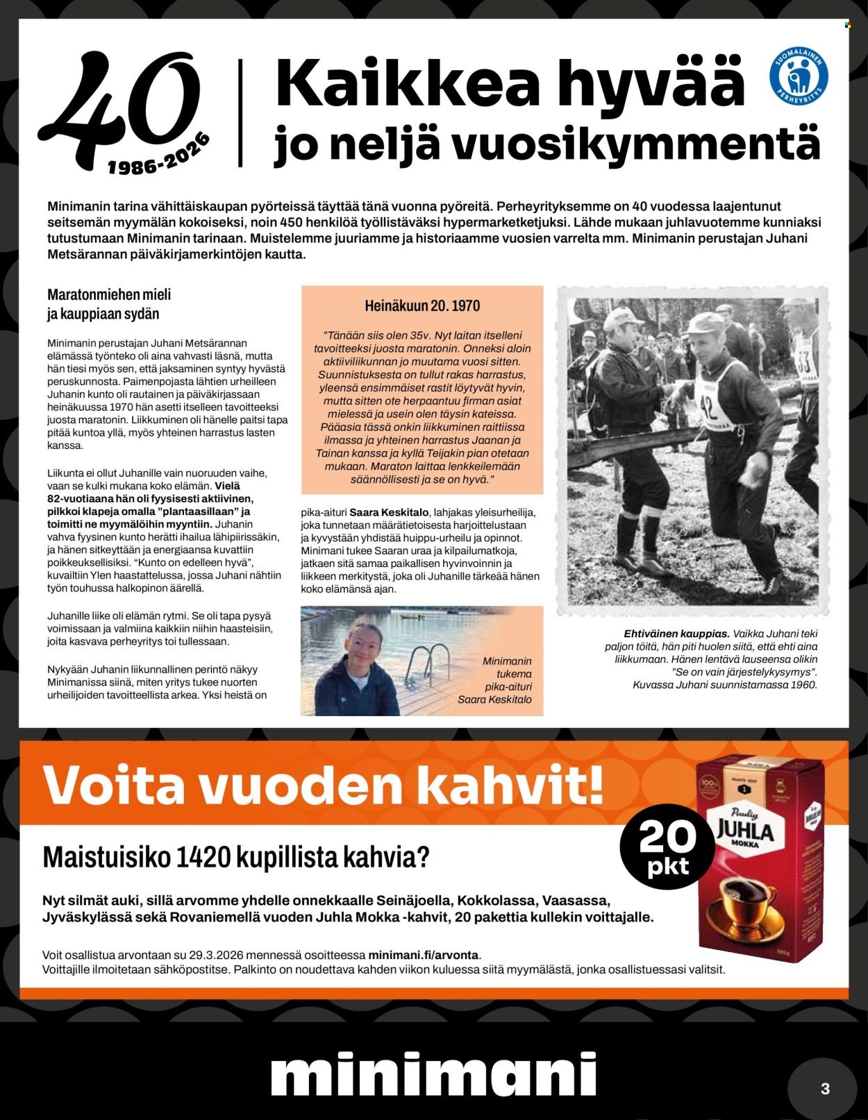 MINIMANI tarjoukset - Alkaen KE 25.3.2026