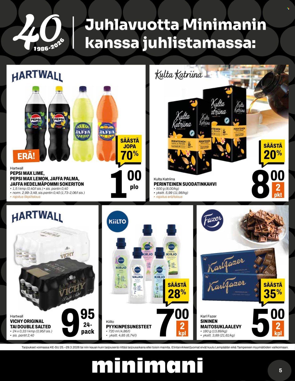 MINIMANI tarjoukset - Alkaen KE 25.3.2026