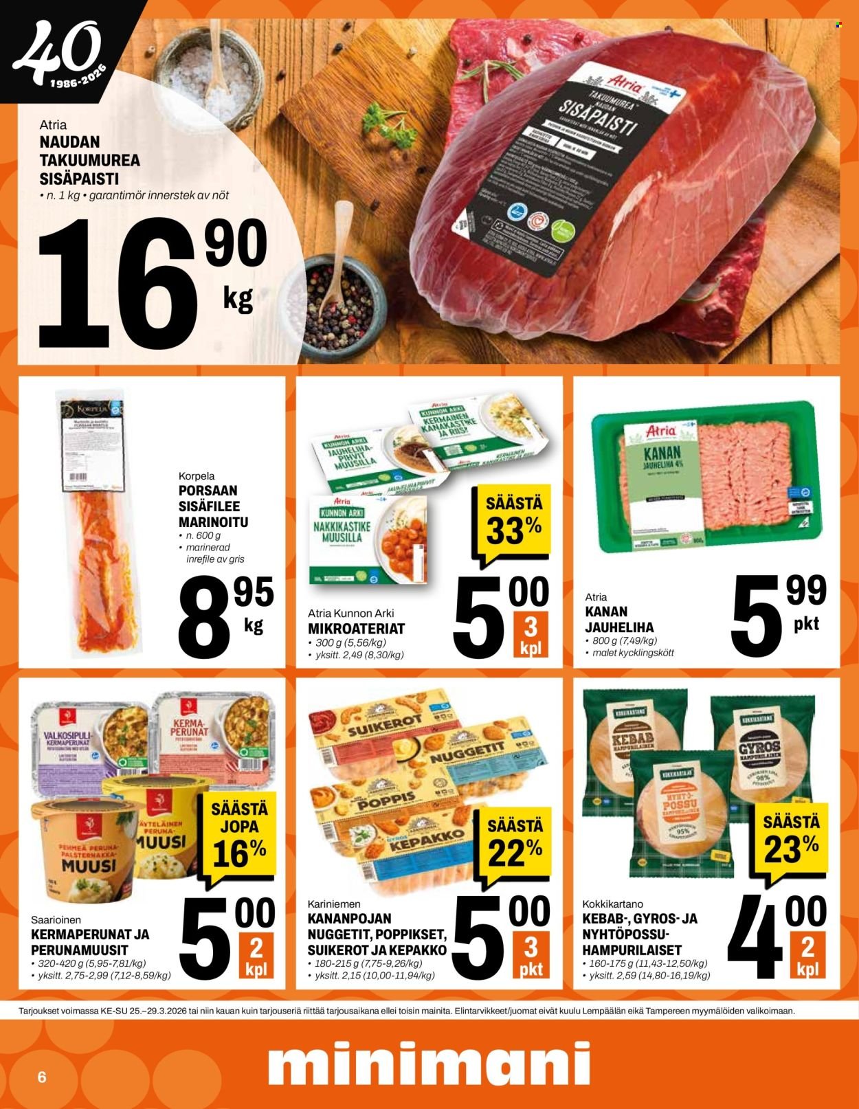 MINIMANI tarjoukset - Alkaen KE 25.3.2026