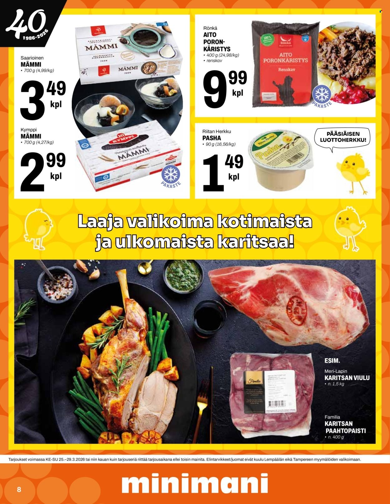 MINIMANI tarjoukset - Alkaen KE 25.3.2026
