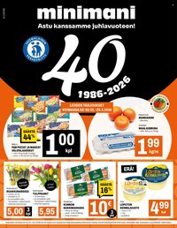 MINIMANI tarjoukset - Alkaen KE 25.3.2026