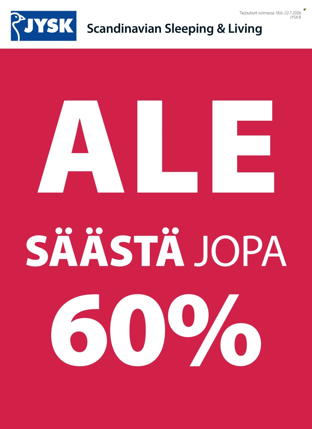 JYSK tarjoukset - Viikon tarjoukset