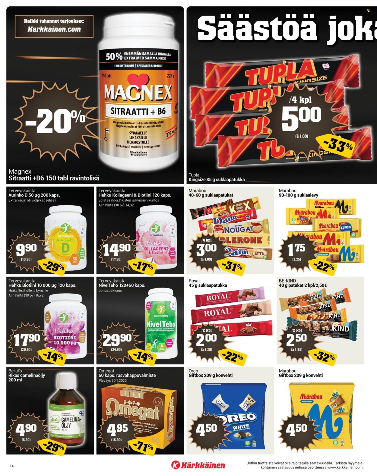 KÄRKKÄINEN tarjoukset - Viikko # 47 Marraskuu 2025 (2025-11-19 - 2025-12-02)