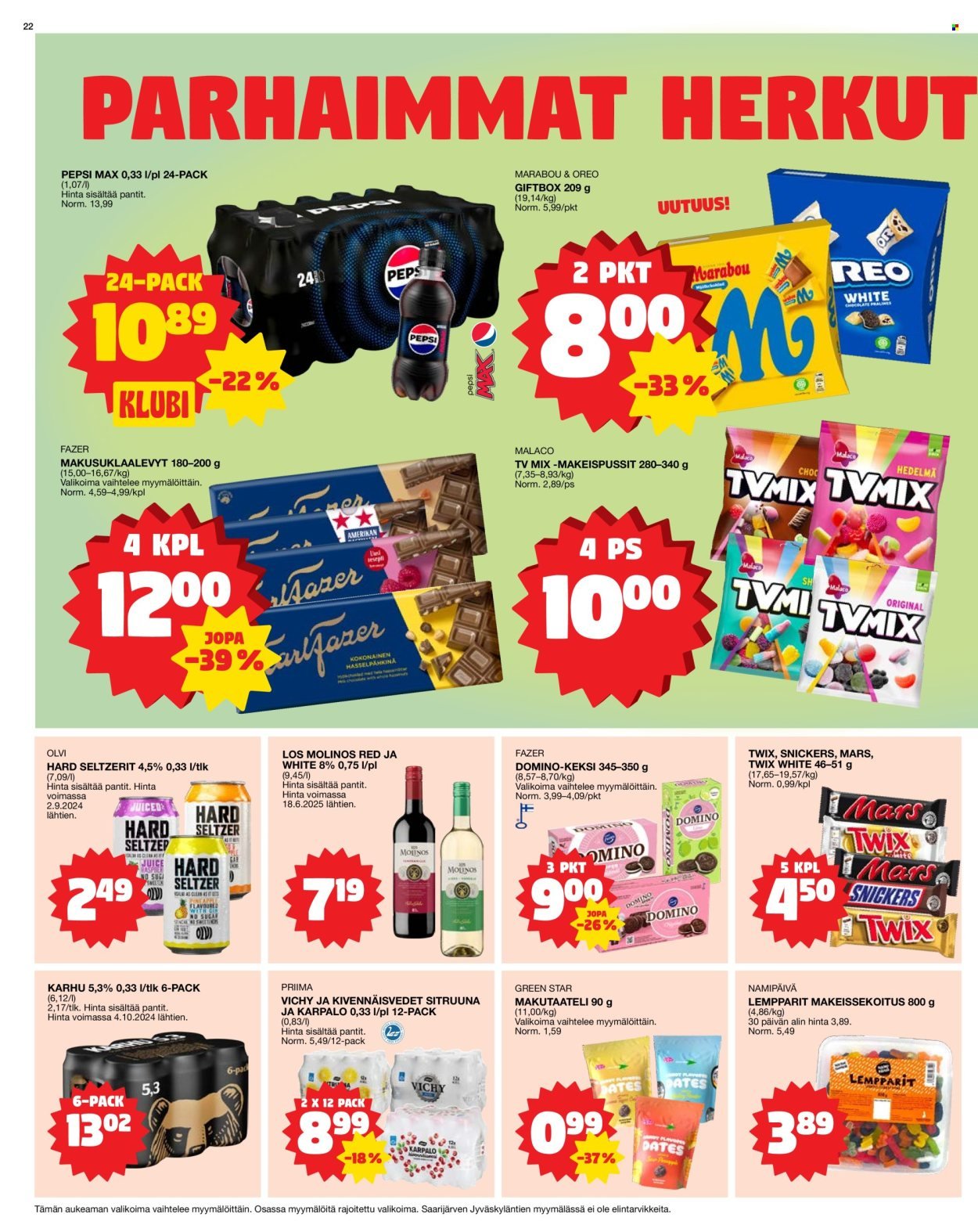 TOKMANNI tarjoukset - Tarjoussanomat (2025-08-18 - 2025-08-24)