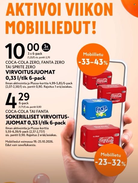 K-MARKET tarjoukset - Alkaen MA 19.10.2026