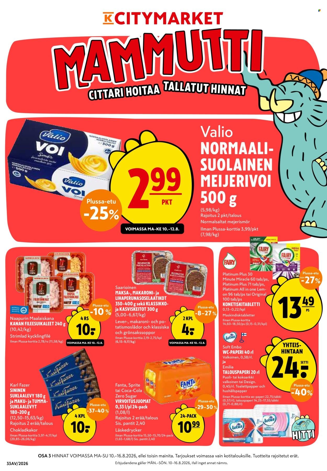 K-CITYMARKET tarjoukset - Alkaen MA 10.8.2026