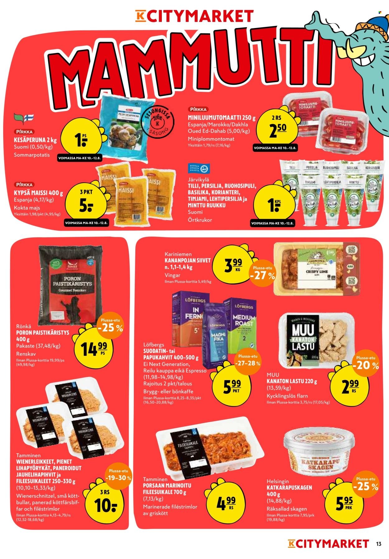 K-CITYMARKET tarjoukset - Alkaen MA 10.8.2026