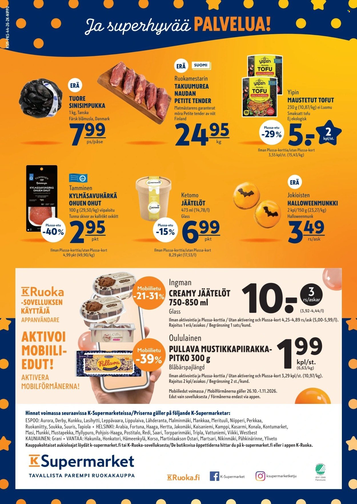 K-SUPERMARKET tarjoukset - Kauppiaan herkkufestarit