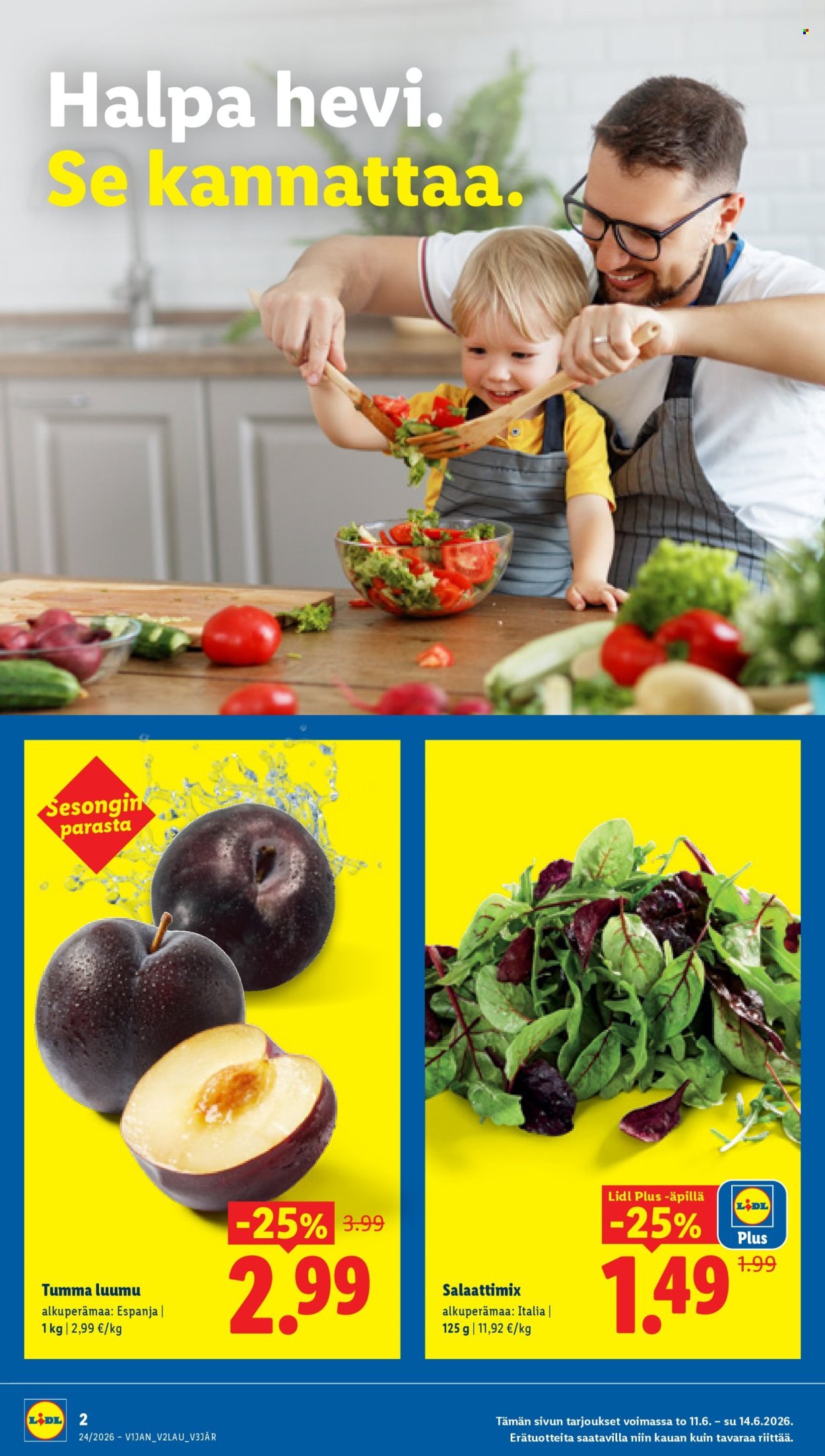 LIDL tarjoukset - Alkaen TO 11.6.2026