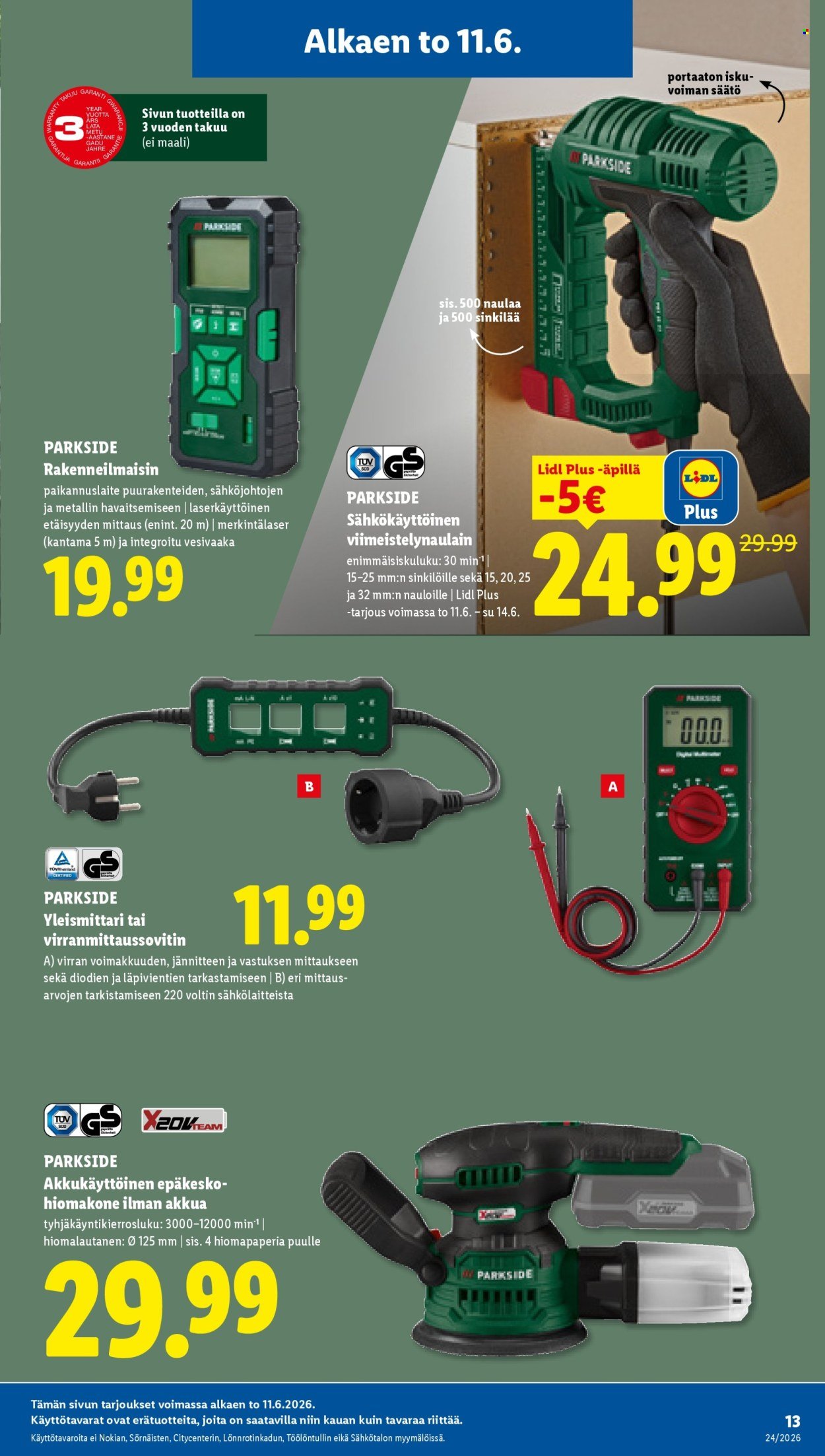 LIDL tarjoukset - Alkaen TO 11.6.2026