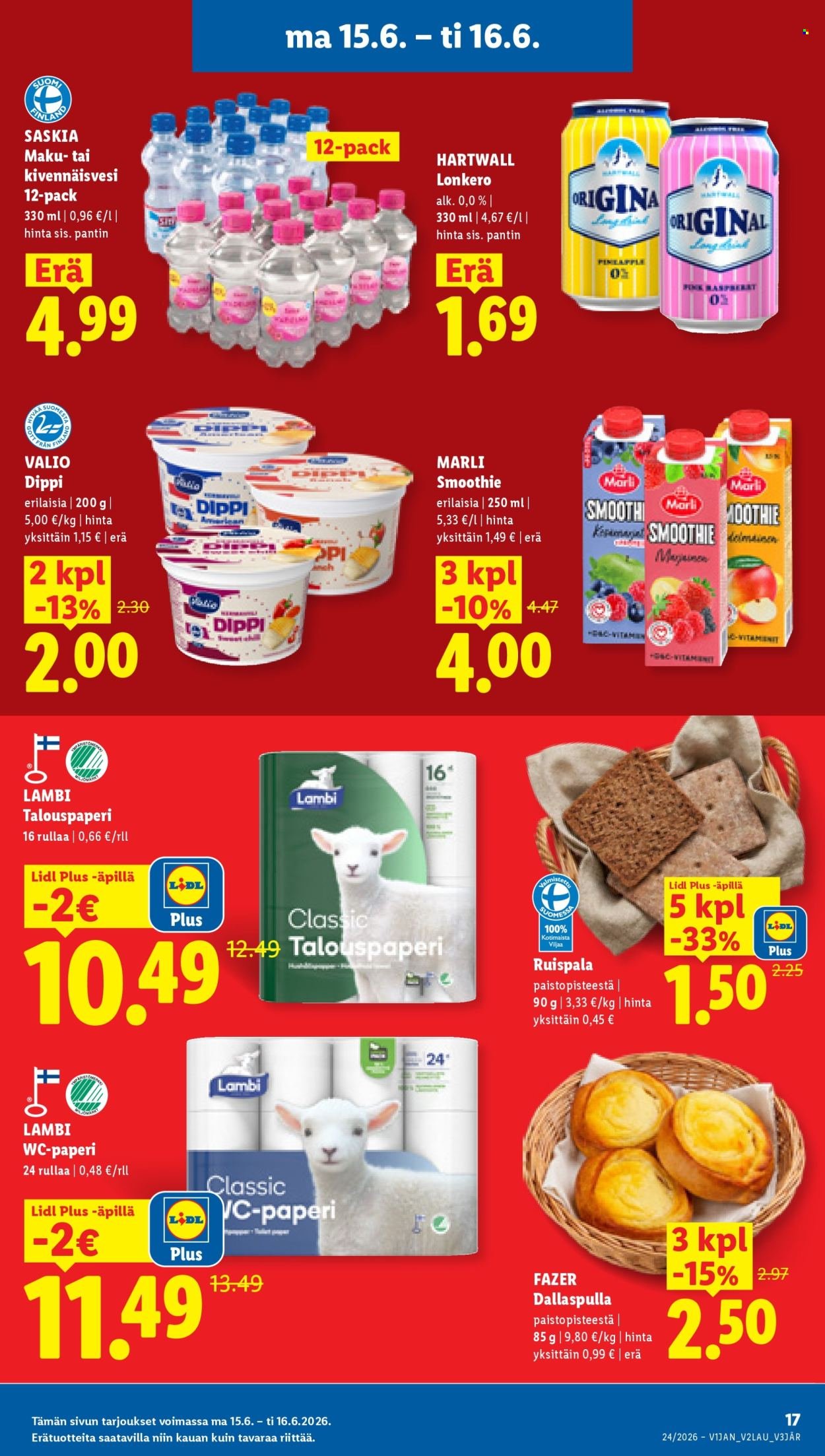 LIDL tarjoukset - Alkaen TO 11.6.2026