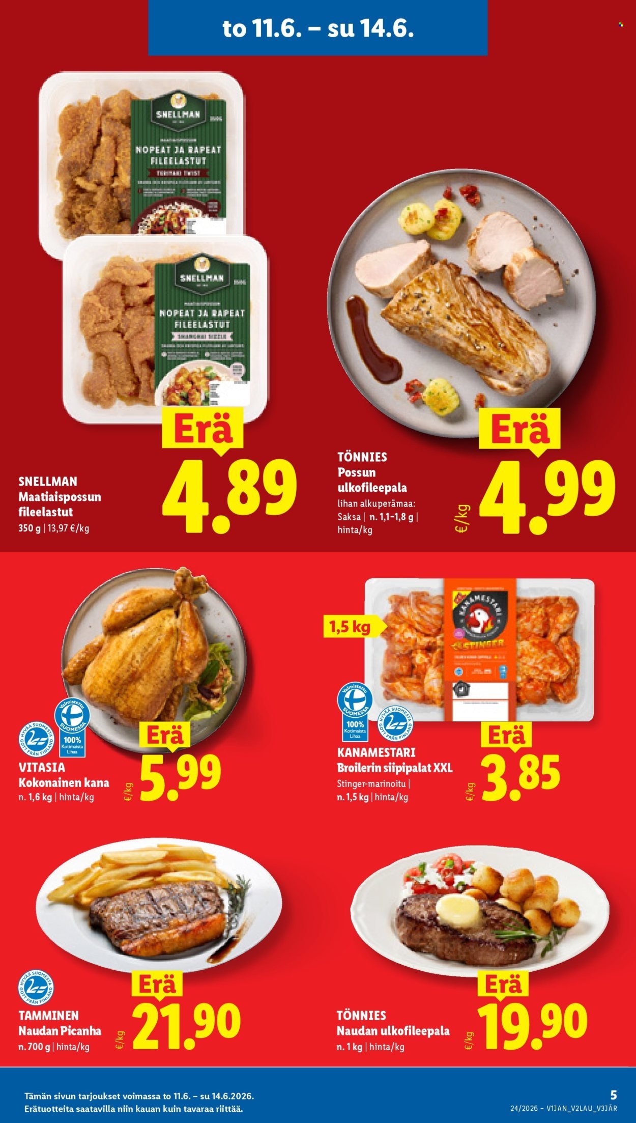 LIDL tarjoukset - Alkaen TO 11.6.2026