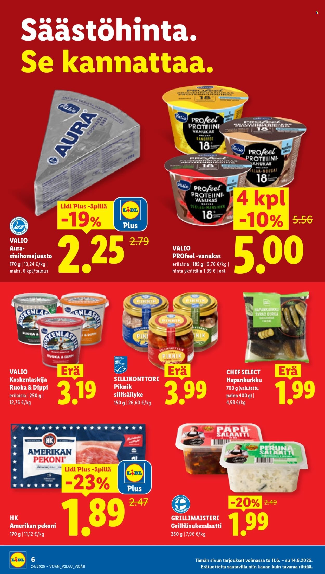 LIDL tarjoukset - Alkaen TO 11.6.2026