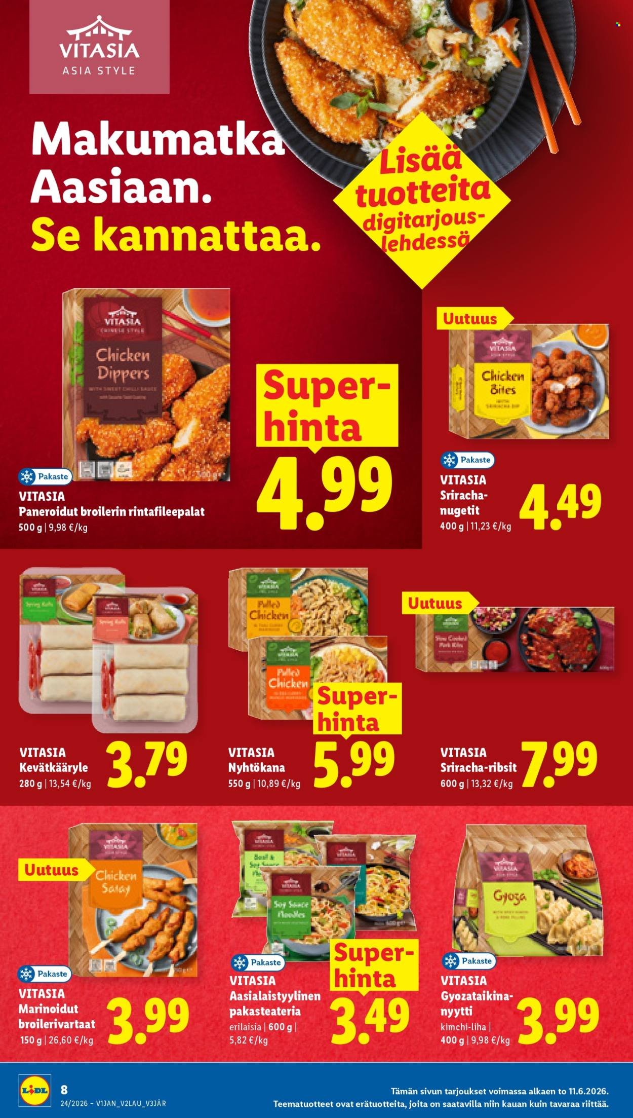 LIDL tarjoukset - Alkaen TO 11.6.2026