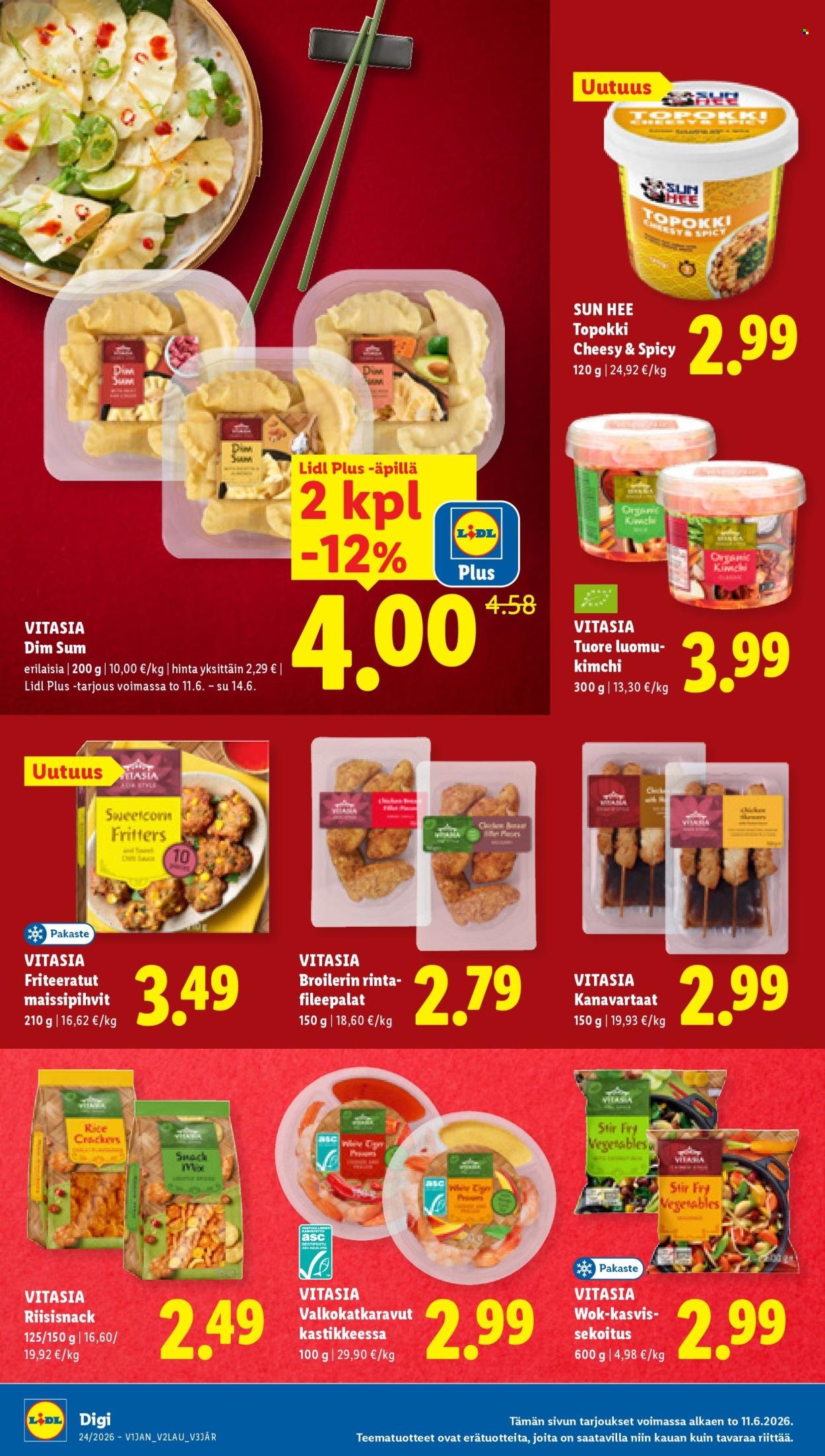 LIDL tarjoukset - Alkaen TO 11.6.2026