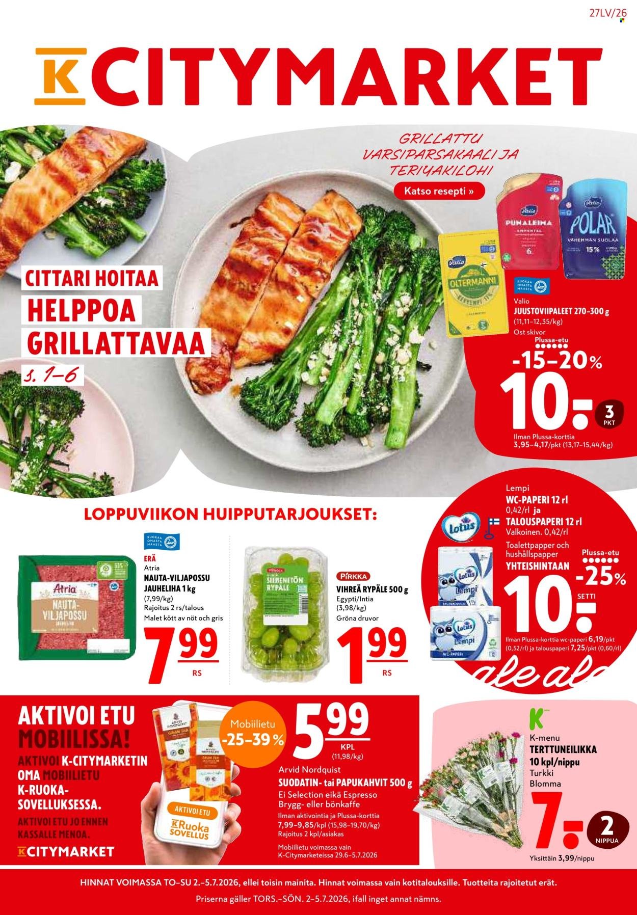 K-CITYMARKET tarjoukset - Alkaen TO 2.7.2026